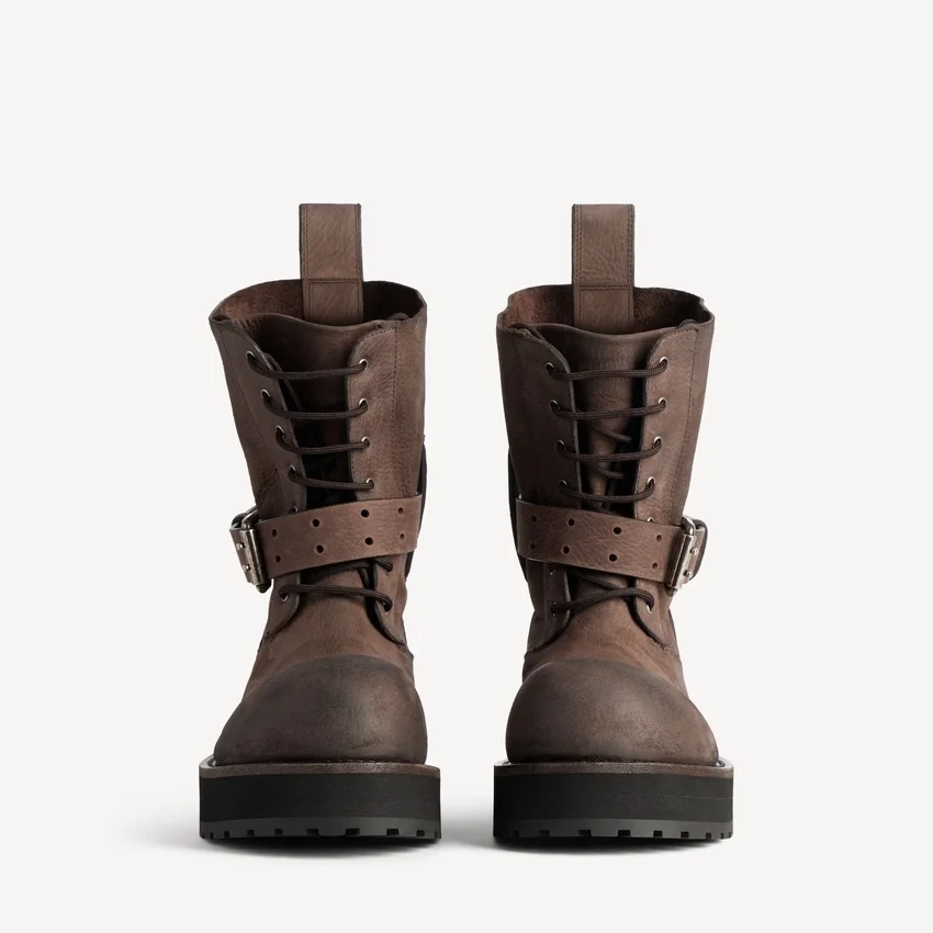 Herren-Schnür-Stiefeletten „Venom“ in Braun Herren-Schnür-Stiefeletten „Venom“ in Braun