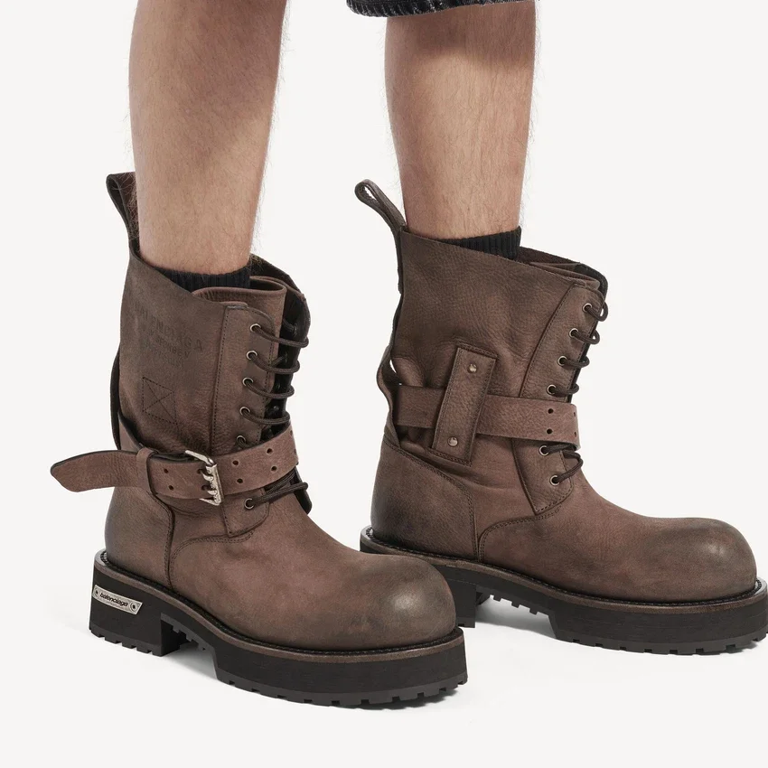 Herren-Schnür-Stiefeletten „Venom“ in Braun Herren-Schnür-Stiefeletten „Venom“ in Braun