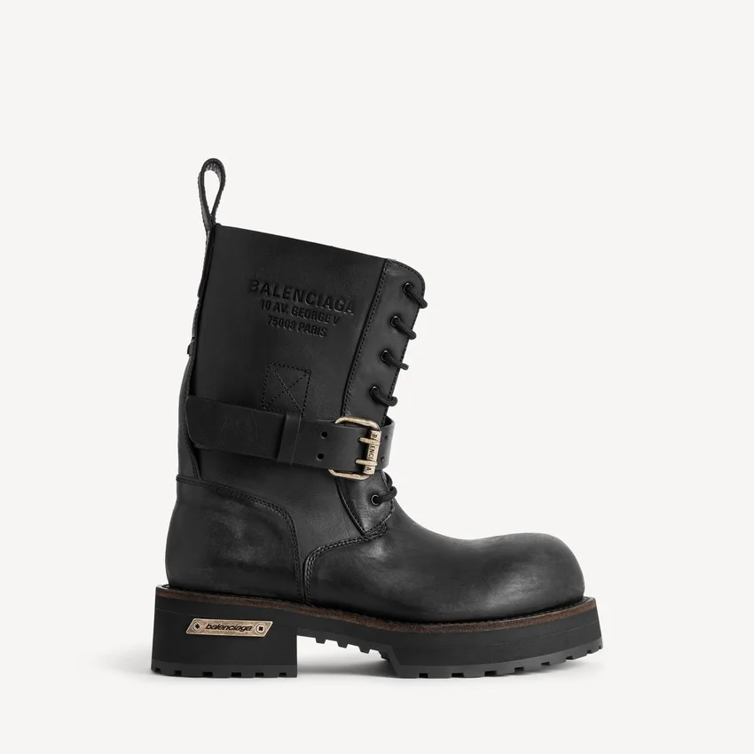 Herren-Schnür-Stiefeletten „Venom“ in Schwarz Herren-Schnür-Stiefeletten „Venom“ in Schwarz
