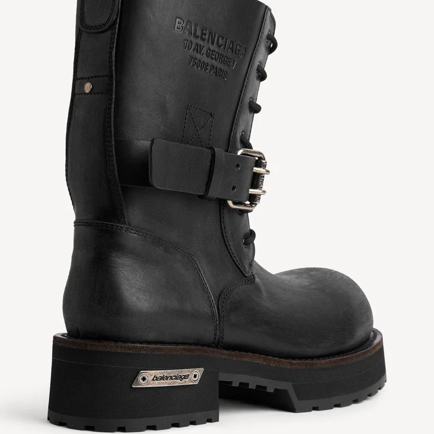 Herren-Schnür-Stiefeletten „Venom“ in Schwarz Herren-Schnür-Stiefeletten „Venom“ in Schwarz