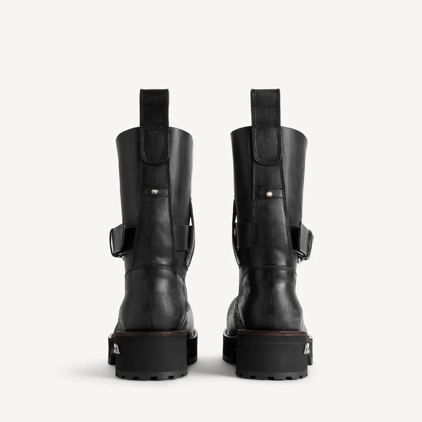 Herren-Schnür-Stiefeletten „Venom“ in Schwarz Herren-Schnür-Stiefeletten „Venom“ in Schwarz