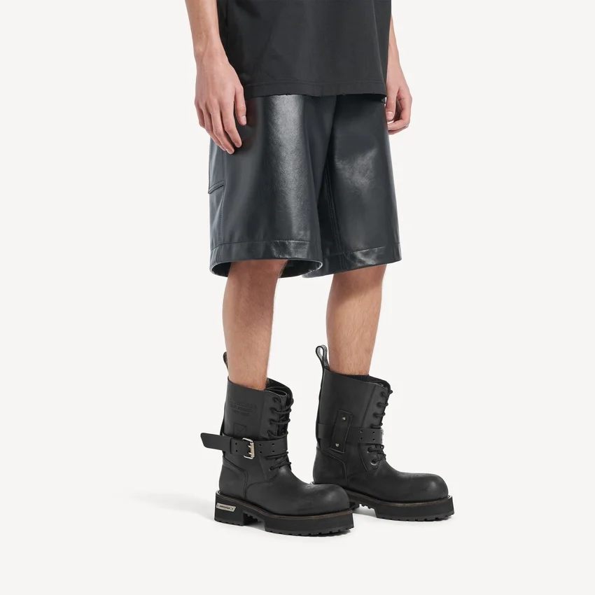 Herren-Schnür-Stiefeletten „Venom“ in Schwarz Herren-Schnür-Stiefeletten „Venom“ in Schwarz