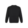 Herren-Shirt mit Balenciaga-Logo-Muster, Rundhalsausschnitt, Langarm, Schwarz 583258TIV801000