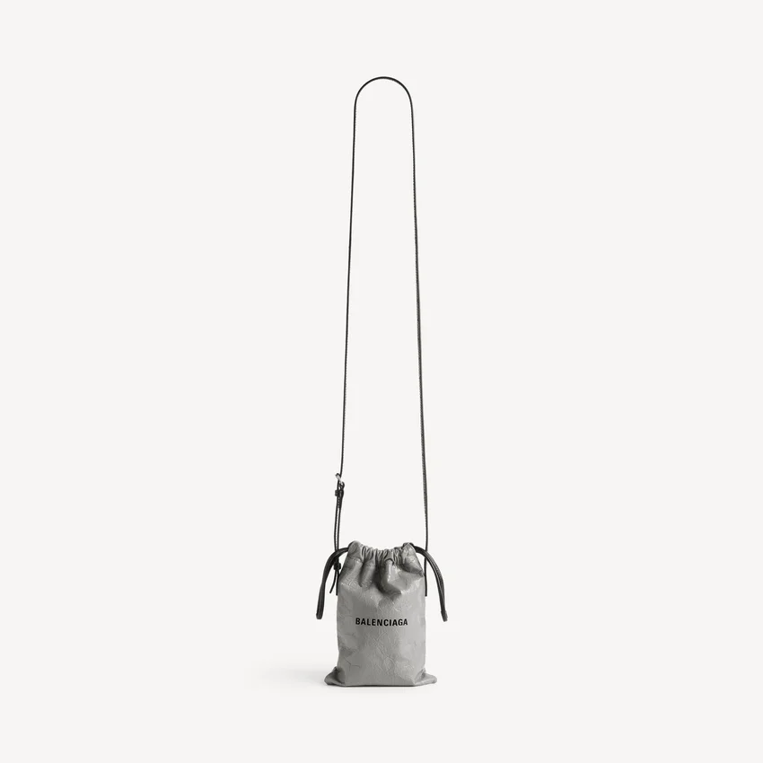 Herren-Shopper mit Handyfach in Balenciaga-Grau Herren-Shopper mit Handyfach in Balenciaga-Grau