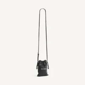 Herren-Shopper mit Handyfach in Schwarz