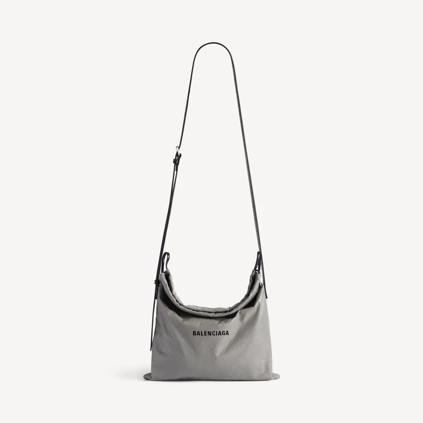 Herren-Shopper-Staubeutel-Umhängetasche, mittelgroß, in Balenciaga-Grau Herren-Shopper-Staubeutel-Umhängetasche, mittelgroß, in Balenciaga-Grau