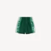 Herren-Shorts mit extremem Tie-Dye-Print in Relaxed-Fit, grün/weiß Herren-Shorts mit extremem Tie-Dye-Print in Relaxed-Fit, grün/weiß