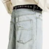 Herren-Shorts mit Gürtel in Hellblau Herren-Shorts mit Gürtel in Hellblau