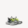 Herren-Sneaker 3XL mit Schnürung in Grau/Neongelb Herren-Sneaker 3XL mit Schnürung in Grau/Neongelb