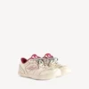 Damen-Sneaker „Hamptons“ in mittlerer Used-Optik in Off-White/Rot Damen-Sneaker „Hamptons“ in mittlerer Used-Optik in Off-White/Rot