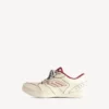 Damen-Sneaker „Hamptons“ in mittlerer Used-Optik in Off-White/Rot Damen-Sneaker „Hamptons“ in mittlerer Used-Optik in Off-White/Rot