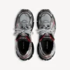Herren-Sneaker im Farbverlauf in Grau/Rot/Schwarz Herren-Sneaker im Farbverlauf in Grau/Rot/Schwarz