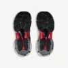 Herren-Sneaker im Farbverlauf in Grau/Rot/Schwarz Herren-Sneaker im Farbverlauf in Grau/Rot/Schwarz