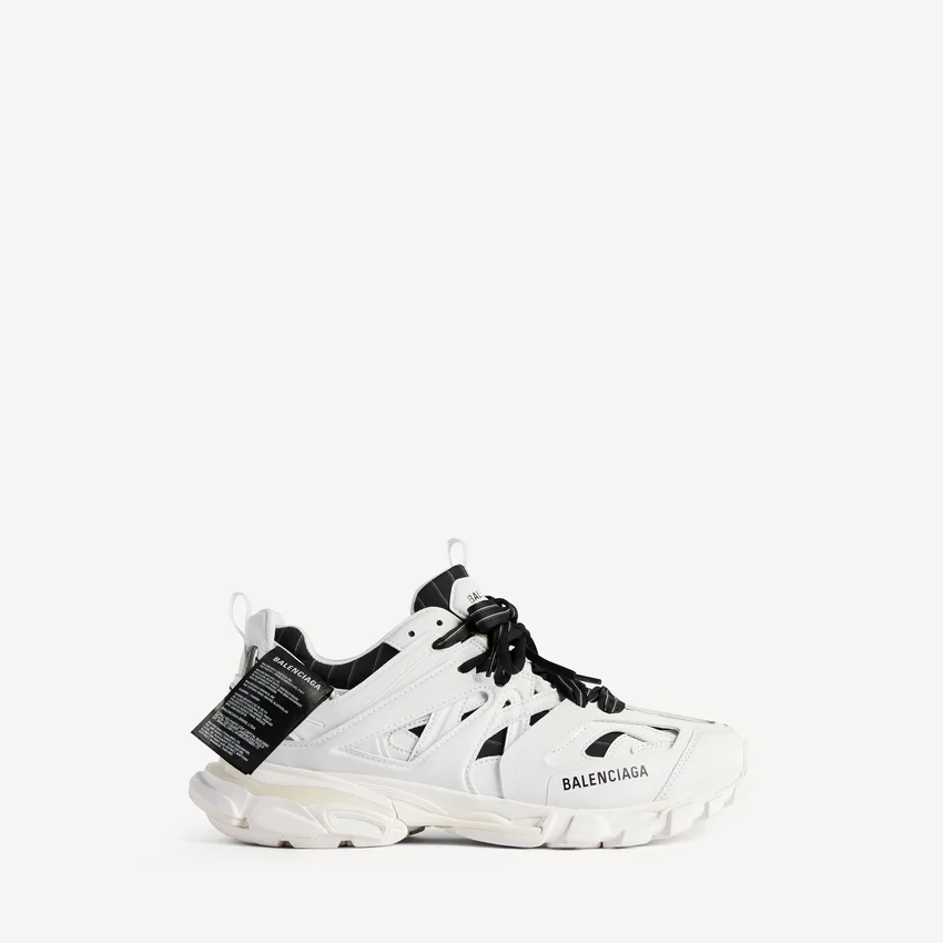 Herren-Sneaker im Track-Shirt-Stil in Weiß Herren-Sneaker im Track-Shirt-Stil in Weiß