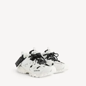 Herren-Sneaker im Track-Shirt-Stil in Weiß