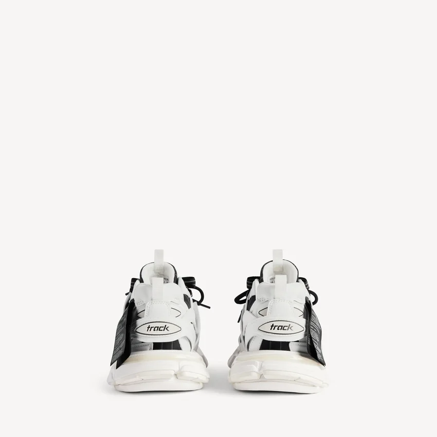 Herren-Sneaker im Track-Shirt-Stil in Weiß Herren-Sneaker im Track-Shirt-Stil in Weiß
