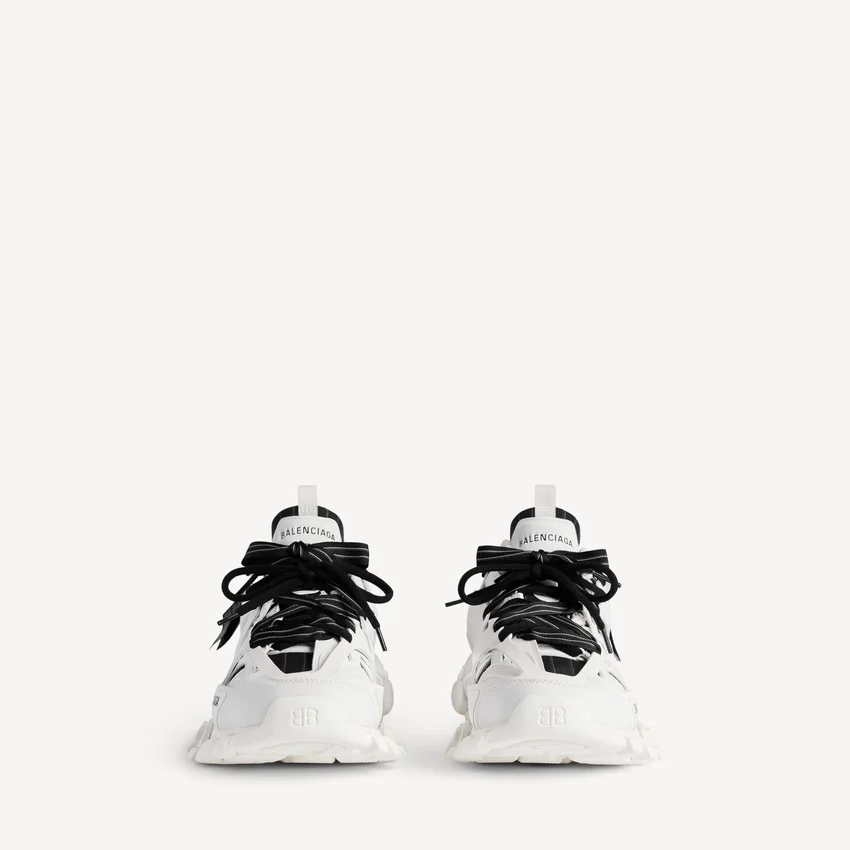 Herren-Sneaker im Track-Shirt-Stil in Weiß Herren-Sneaker im Track-Shirt-Stil in Weiß