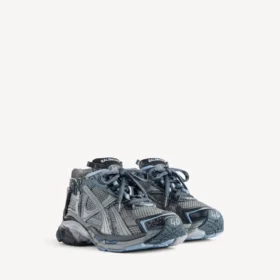 Herren-Sneaker in Grau/Marineblau/Hellblau