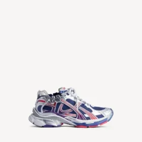 Herren-Sneaker mit Farbverlauf in Marineblau/Rot/Grau