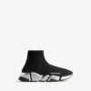Herren-Sneaker „Speed 2.0“ aus recyceltem Strick in Schwarz/Silber Herren-Sneaker „Speed 2.0“ aus recyceltem Strick in Schwarz/Silber
