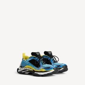 Herren-Sneaker „Triple S.2“ in Blau/Weiß/Gelb