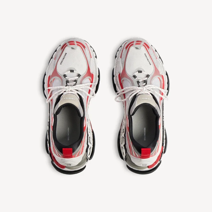 Herren-Sneaker „Triple S.2“ in Grau/Rot/Weiß Herren-Sneaker „Triple S.2“ in Grau/Rot/Weiß