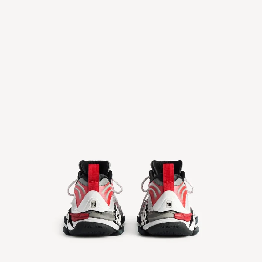Herren-Sneaker „Triple S.2“ in Grau/Rot/Weiß Herren-Sneaker „Triple S.2“ in Grau/Rot/Weiß