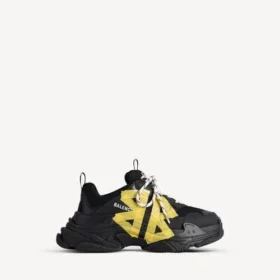 Damen-Sneaker „Triple S Tape Type“ in Schwarz/Gelb