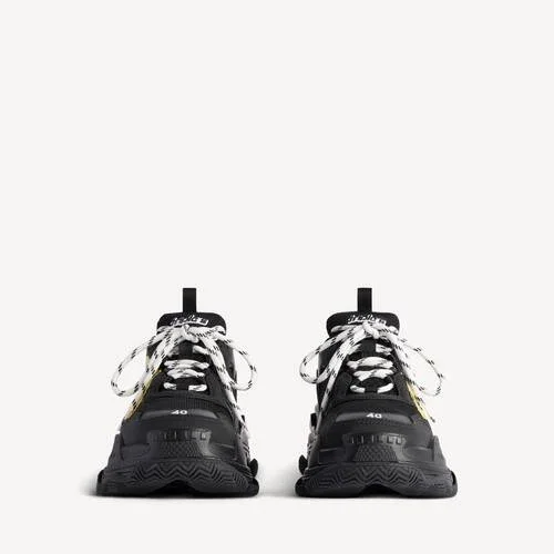 Damen-Sneaker „Triple S Tape Type“ in Schwarz/Gelb Damen-Sneaker „Triple S Tape Type“ in Schwarz/Gelb