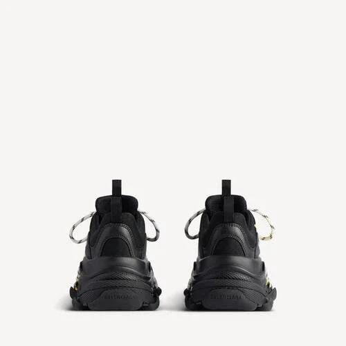 Damen-Sneaker „Triple S Tape Type“ in Schwarz/Gelb Damen-Sneaker „Triple S Tape Type“ in Schwarz/Gelb