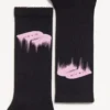 Herren-Socken im „Wet Brush“-Look in Rosa/Schwarz Herren-Socken im „Wet Brush“-Look in Rosa/Schwarz