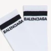 Herren-Socken mit Logo in Weiß/Schwarz Herren-Socken mit Logo in Weiß/Schwarz