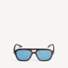 Herren-Sonnenbrille „Daily Pilot“ in dunklem Karamell-Havana