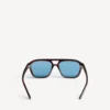 Herren-Sonnenbrille „Daily Pilot“ in dunklem Karamell-Havana