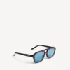 Herren-Sonnenbrille „Daily Pilot“ in dunklem Karamell-Havana