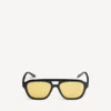 Herren-Sonnenbrille „Daily Pilot“ in Schwarz/Gelb