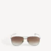 Herren-Sonnenbrille „Monday Pilot“ in hellem Ruthenium Herren-Sonnenbrille „Monday Pilot“ in hellem Ruthenium