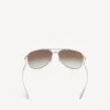 Herren-Sonnenbrille „Monday Pilot“ in hellem Ruthenium Herren-Sonnenbrille „Monday Pilot“ in hellem Ruthenium