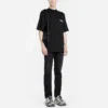 HERREN SS20 Logo, locker sitzendes Kurzarm-Shirt, schwarz 620969TIV521070