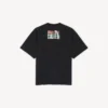 Herren-T-Shirt „Bumper Stickers“ in mittlerer Passform, schwarz