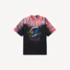 Herren-T-Shirt in schwarzer Farbe mit „Extreme Tie-Dye“-Motiv und mittlerer Passform Herren-T-Shirt in schwarzer Farbe mit „Extreme Tie-Dye“-Motiv und mittlerer Passform