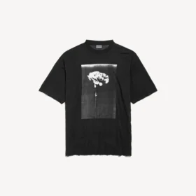Herren-T-Shirt „The Song of the Highest Tower“ in Oversize-Passform, schwarz