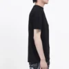Herren-T-Shirt von Balenciaga mit Logo-Aufdruck, kurzärmelig, schwarz 594579THV631000