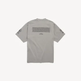 Herren-T-Shirt von WFP in mittlerer Passform in Balenciaga-Grau