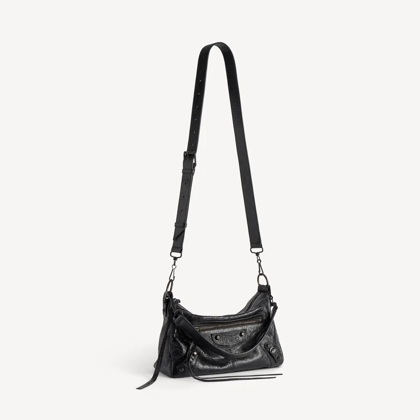 Herren-Tasche „Le City Moto Small“ in Schwarz Herren-Tasche „Le City Moto Small“ in Schwarz