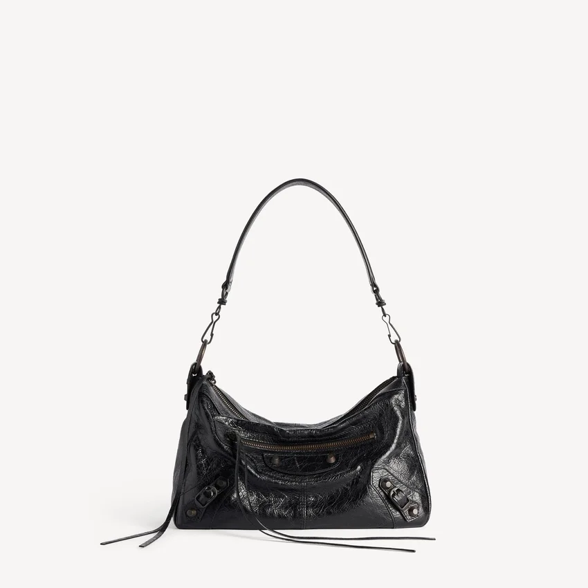 Herren-Tasche „Le City Moto Small“ in Schwarz Herren-Tasche „Le City Moto Small“ in Schwarz