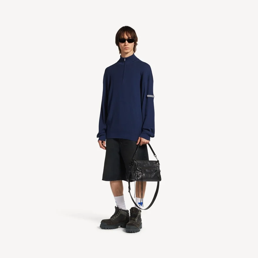Herren-Tasche „Le City Moto Small“ in Schwarz Herren-Tasche „Le City Moto Small“ in Schwarz