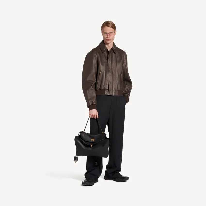 Herren-Taxi-Jacke in Dunkelbraun Herren-Taxi-Jacke in Dunkelbraun