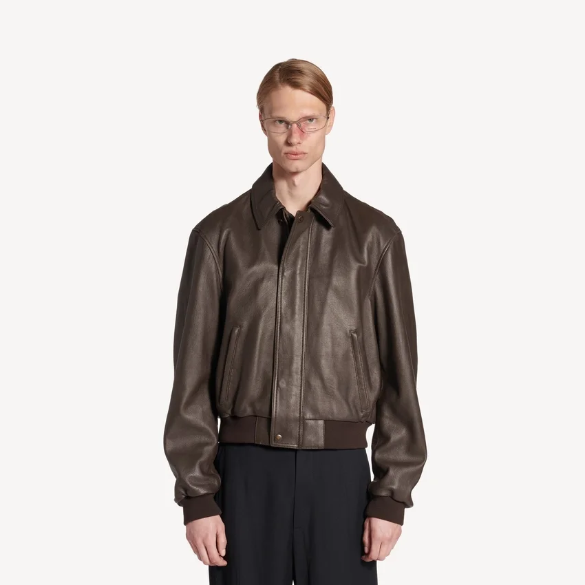 Herren-Taxi-Jacke in Dunkelbraun Herren-Taxi-Jacke in Dunkelbraun