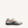Herren-Wandersandale als Sneaker in Grau/Beige/Orange/Schwarz Herren-Wandersandale als Sneaker in Grau/Beige/Orange/Schwarz